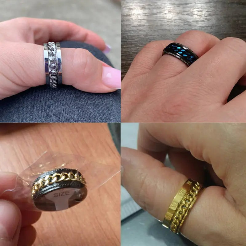Cool Rotatable Spinner Chain Ring