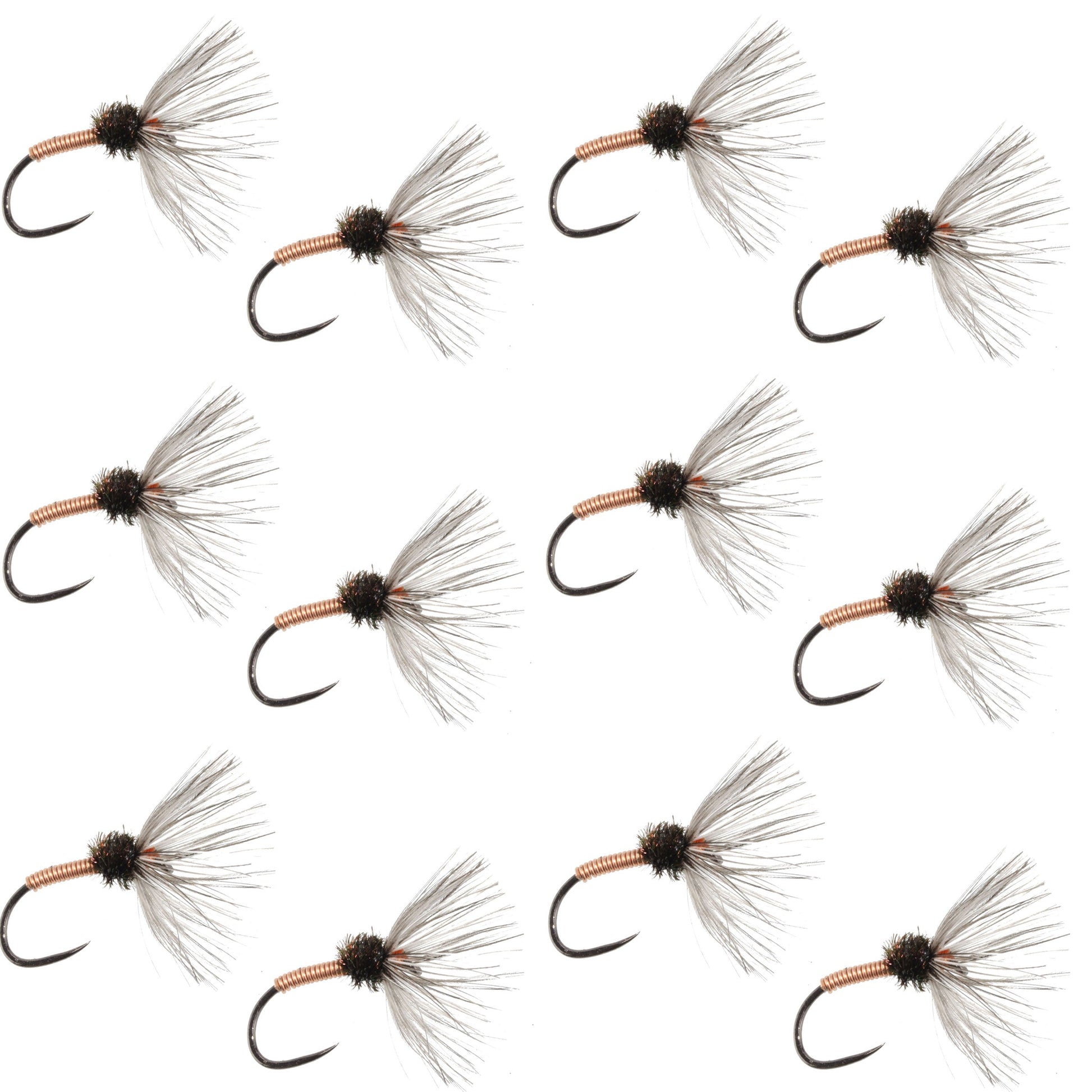 Copper Sakasa Kebari - 12 Tenkara Flies - Size 12