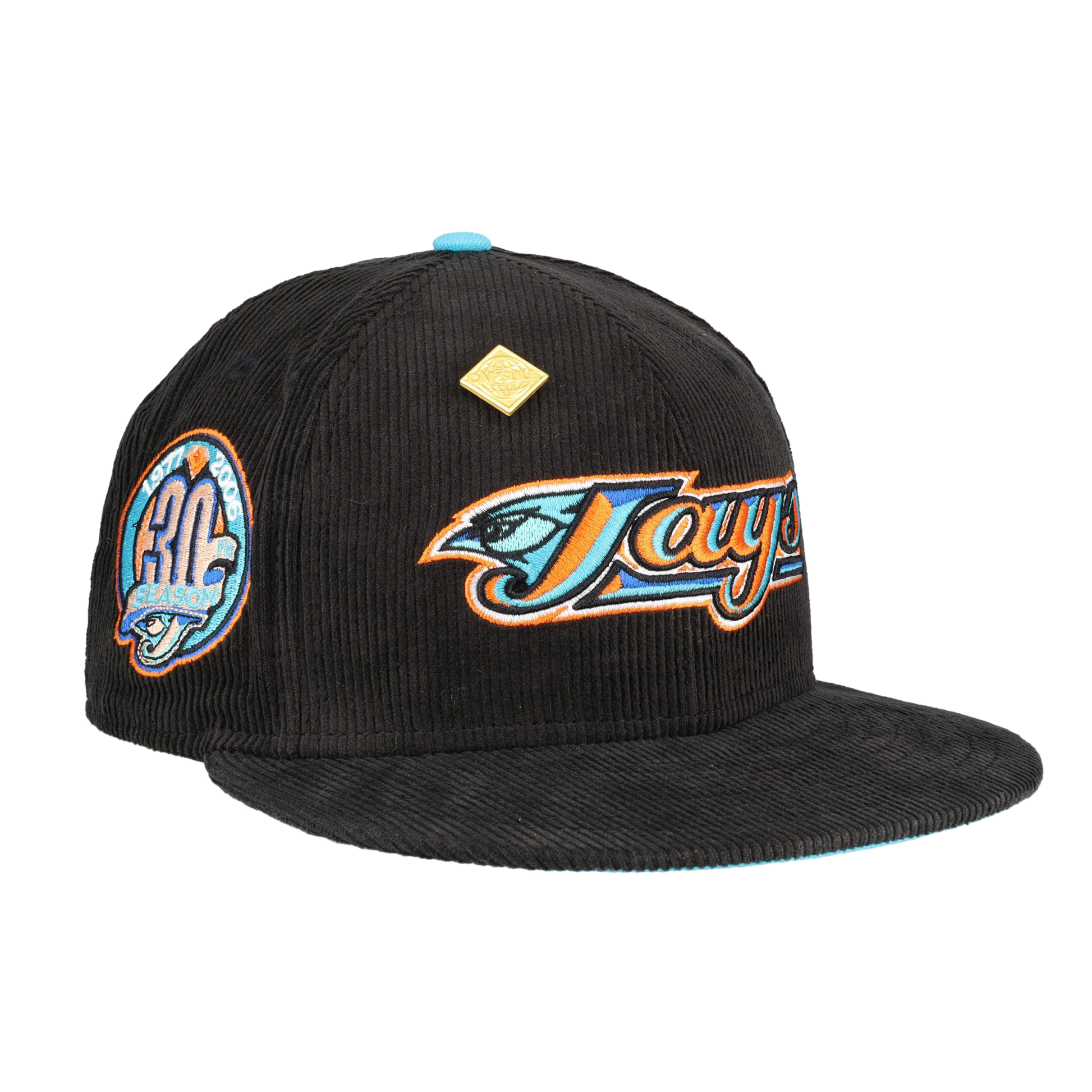 Toronto Blue Jays 30th Season Corduroy Fitted Hat