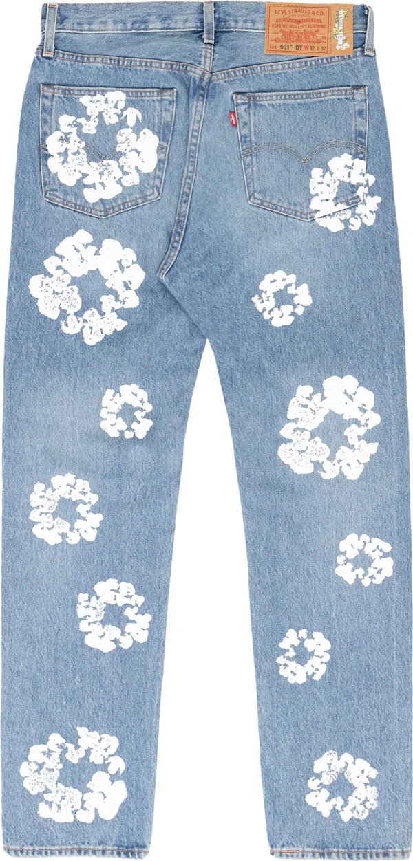 Denim Tears The Cotton Wreath Jean Light Wash