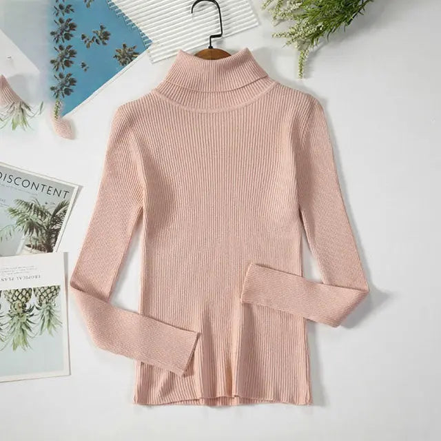 Cozy & Stylish Turtleneck Women Sweater