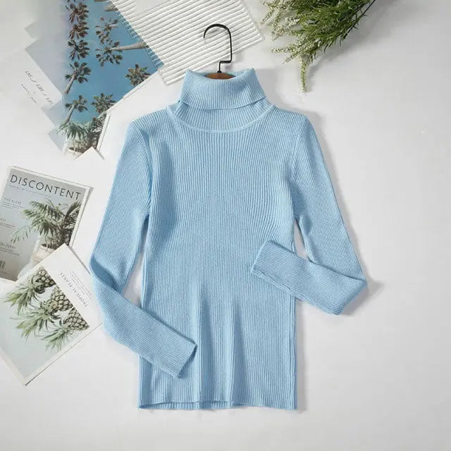 Cozy & Stylish Turtleneck Women Sweater