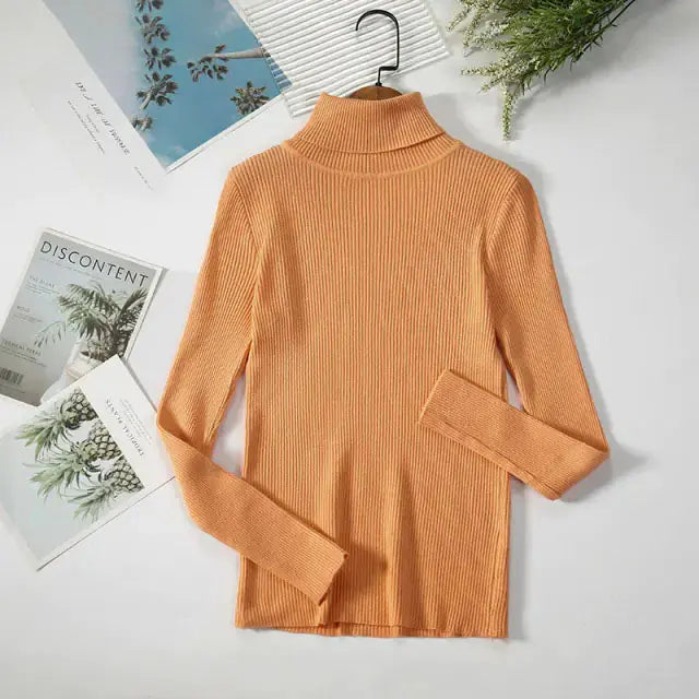 Cozy & Stylish Turtleneck Women Sweater