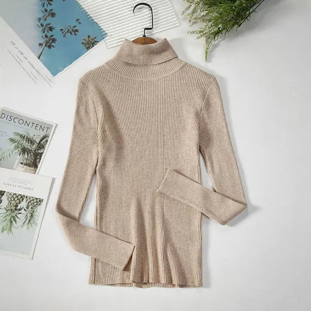 Cozy & Stylish Turtleneck Women Sweater