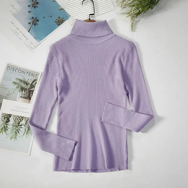 Cozy & Stylish Turtleneck Women Sweater
