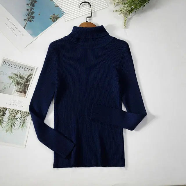 Cozy & Stylish Turtleneck Women Sweater