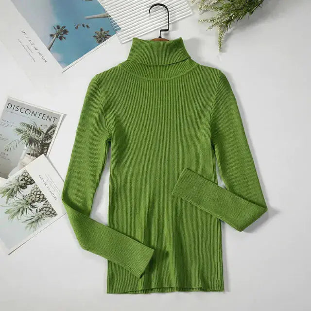 Cozy & Stylish Turtleneck Women Sweater