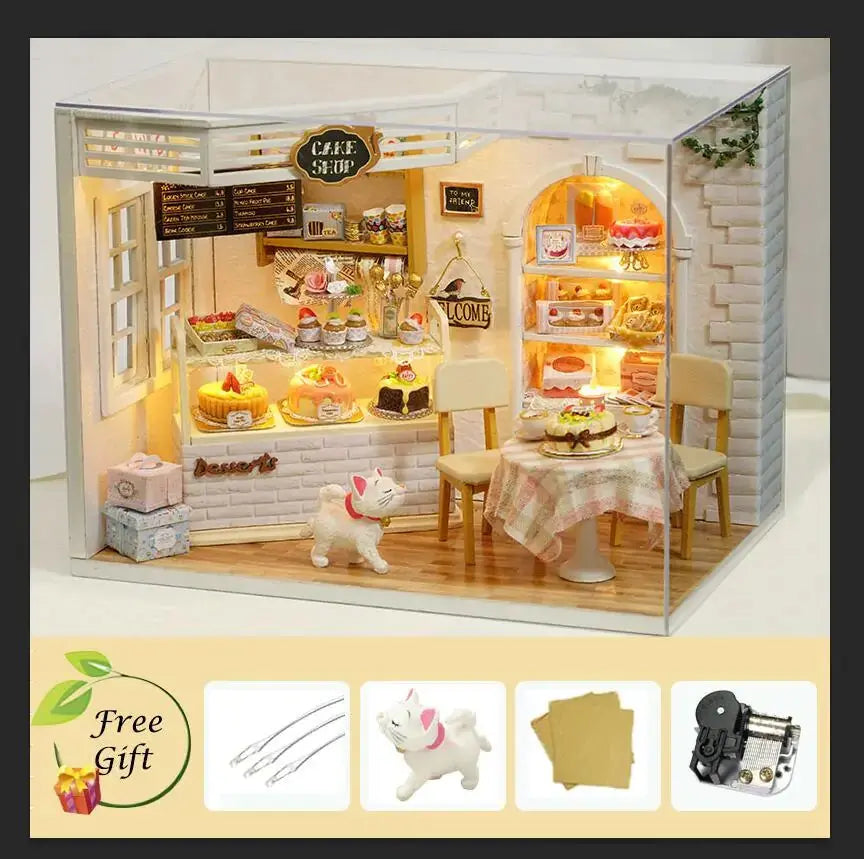 Crafty Cottage Wooden Dollhouse Kit