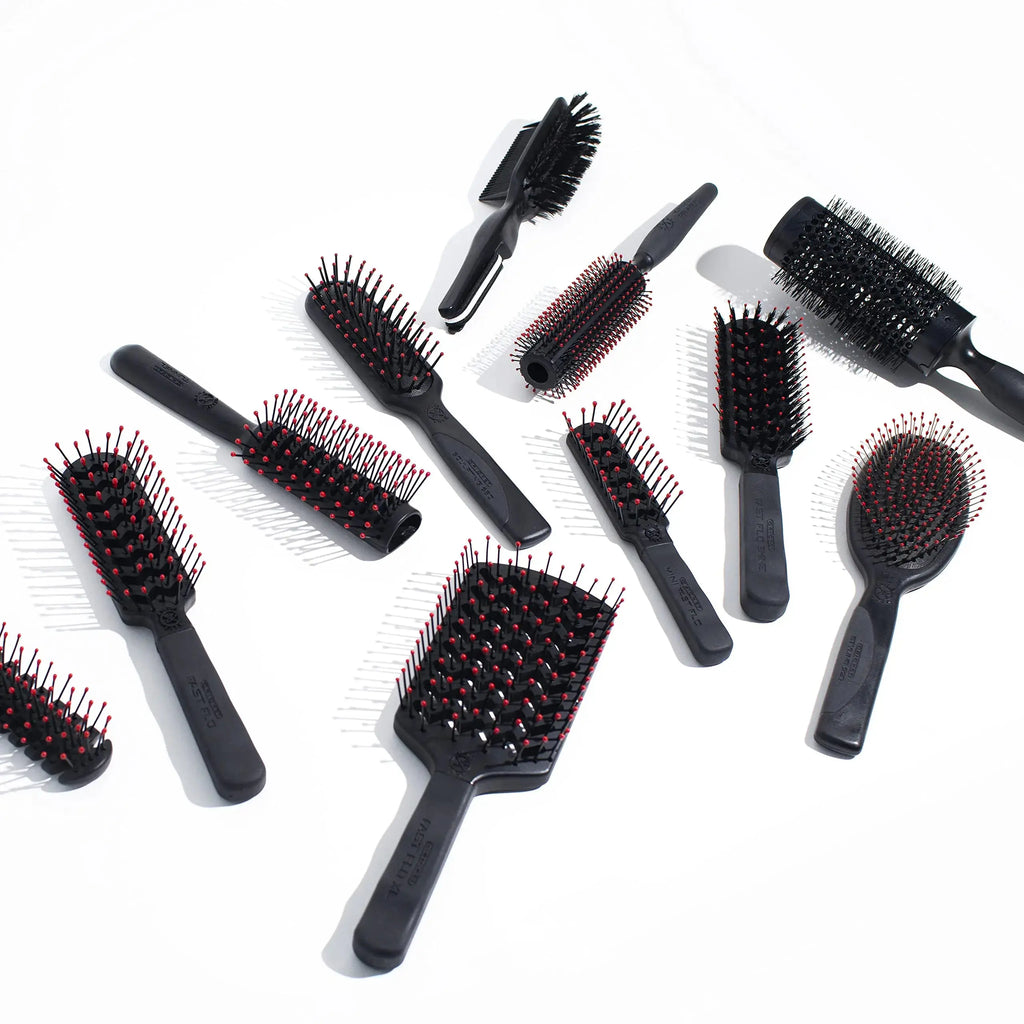 Cricket Static Free Ponytail Pro Hairbrush & Comb for Styling and Volume