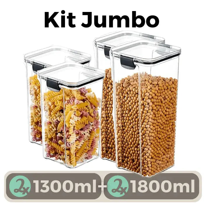 CrispSeal Kitchen Jars