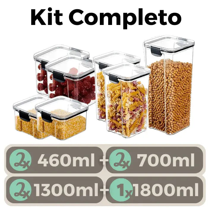 CrispSeal Kitchen Jars