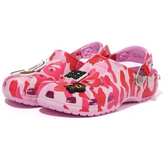Crocs Classic Clog A Bathing Ape ABC Camo Pink