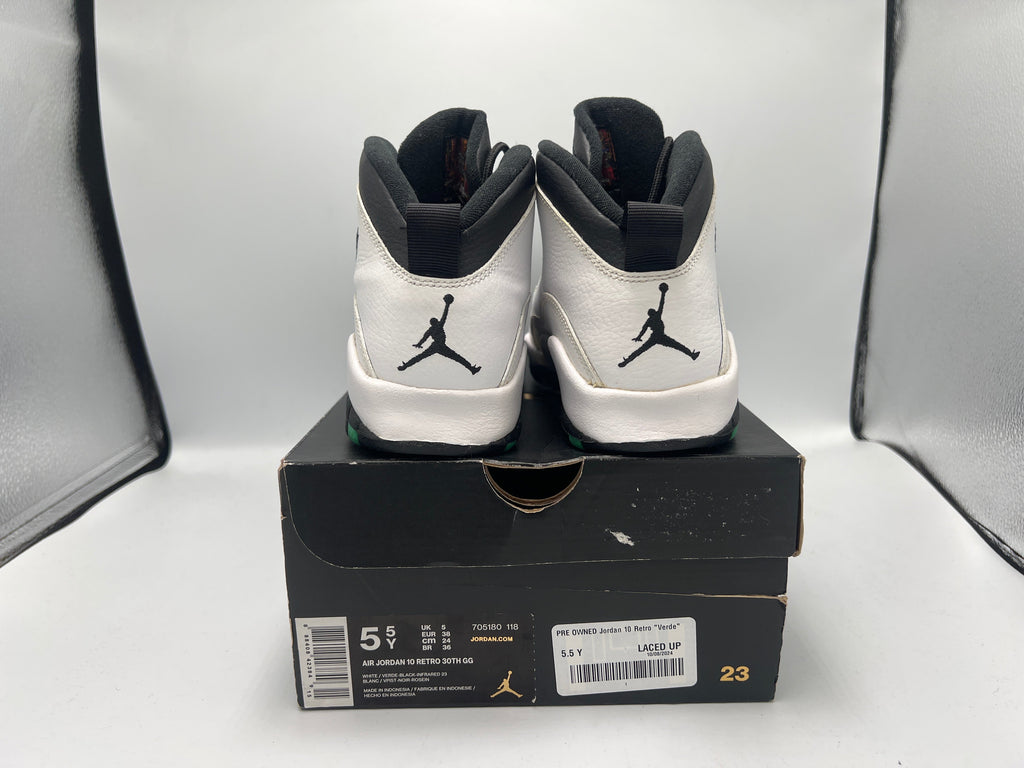 PRE OWNED Jordan 10 Retro "Verde" (GS)