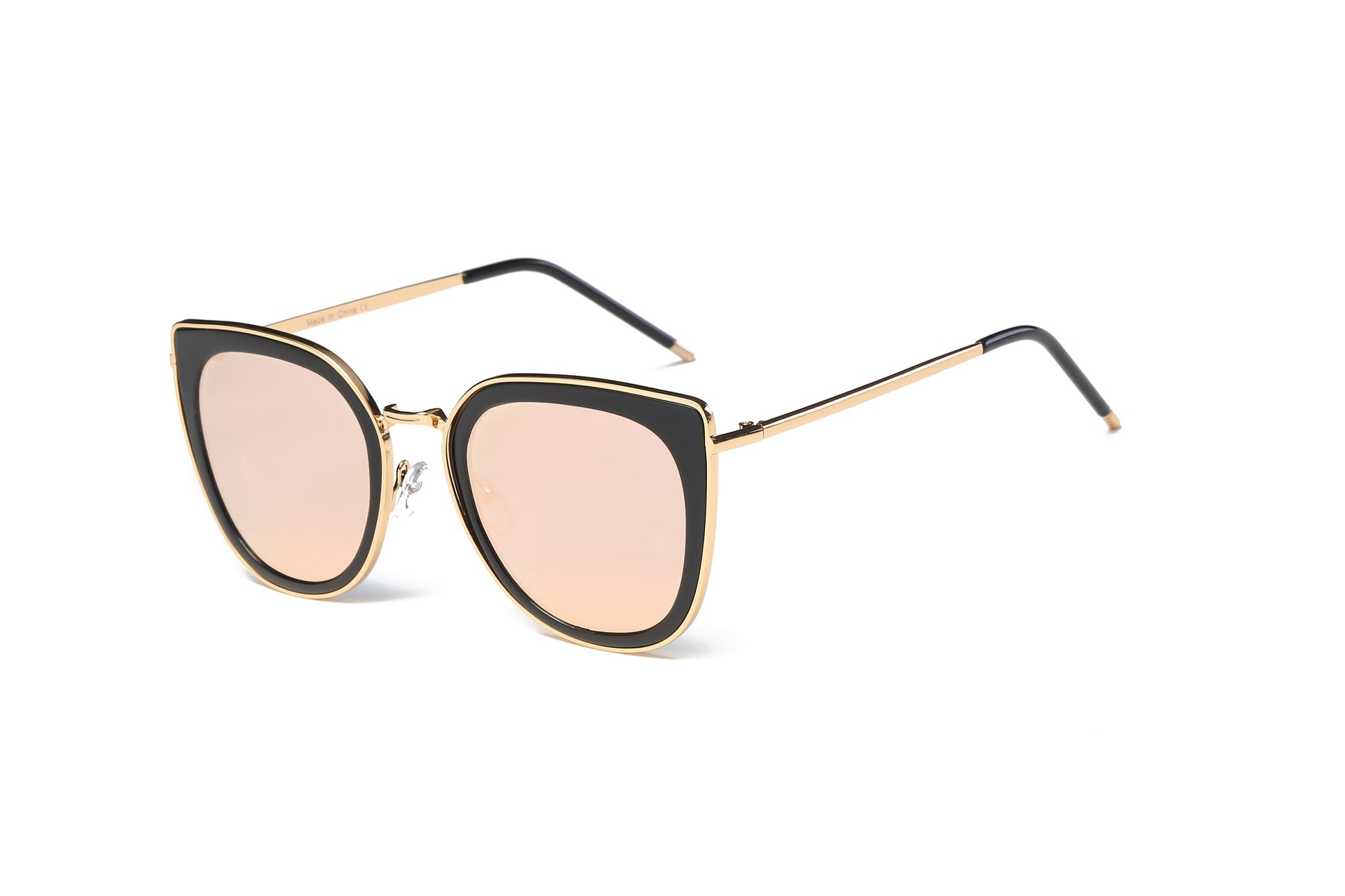 Oversized Round Cat Eye Sunglasses Women Polarized UV400