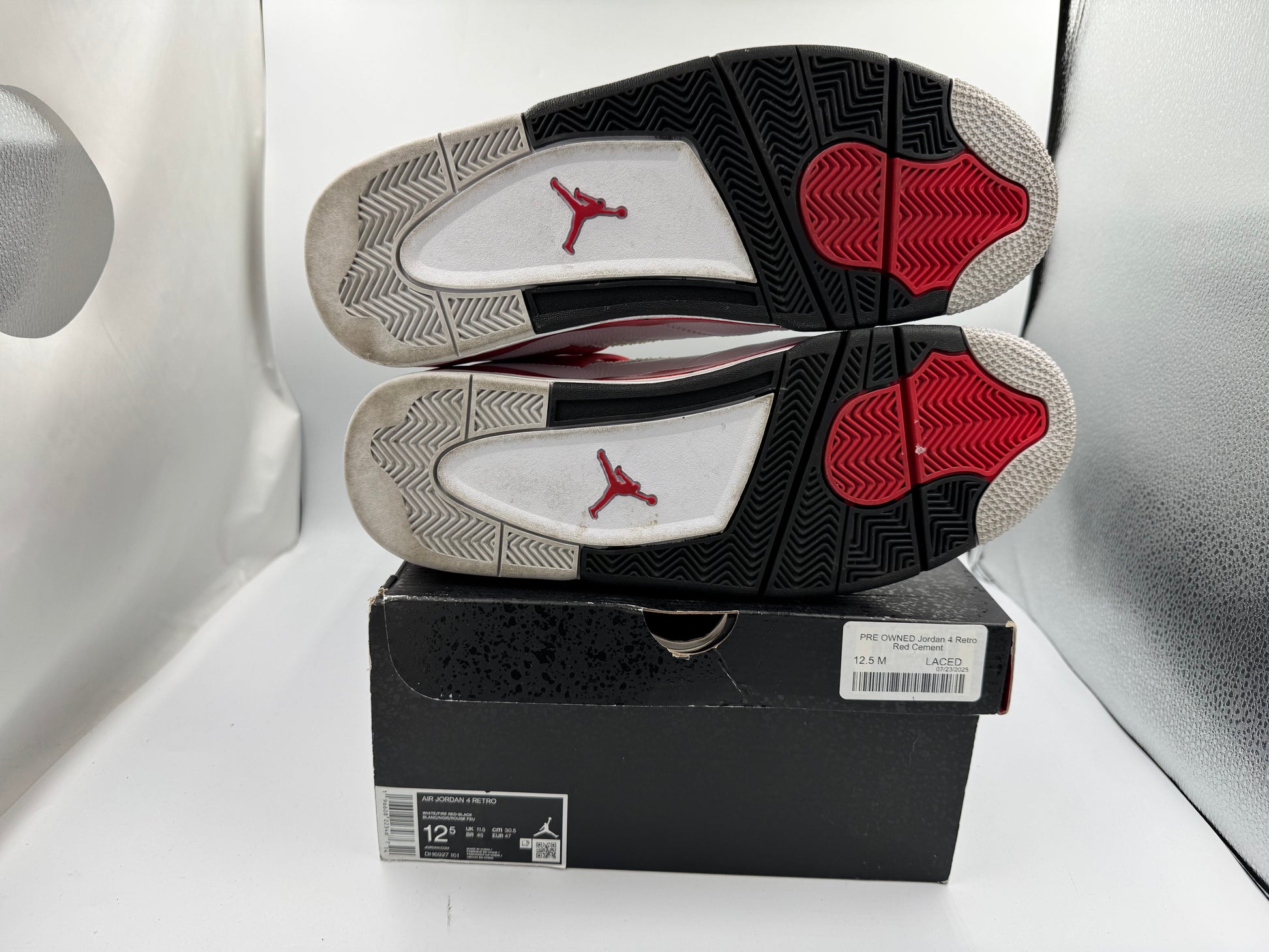 PRE OWNED Jordan 4 Retro Red Cement