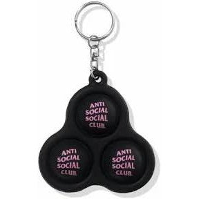 Anti Social Social Club “Still Stressed” Keychain Black