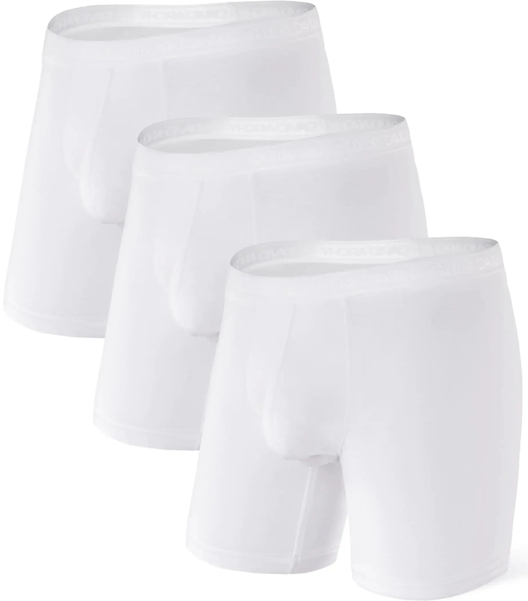 DAVID ARCHY Men's Micro Modal Dual Pouch Trunks