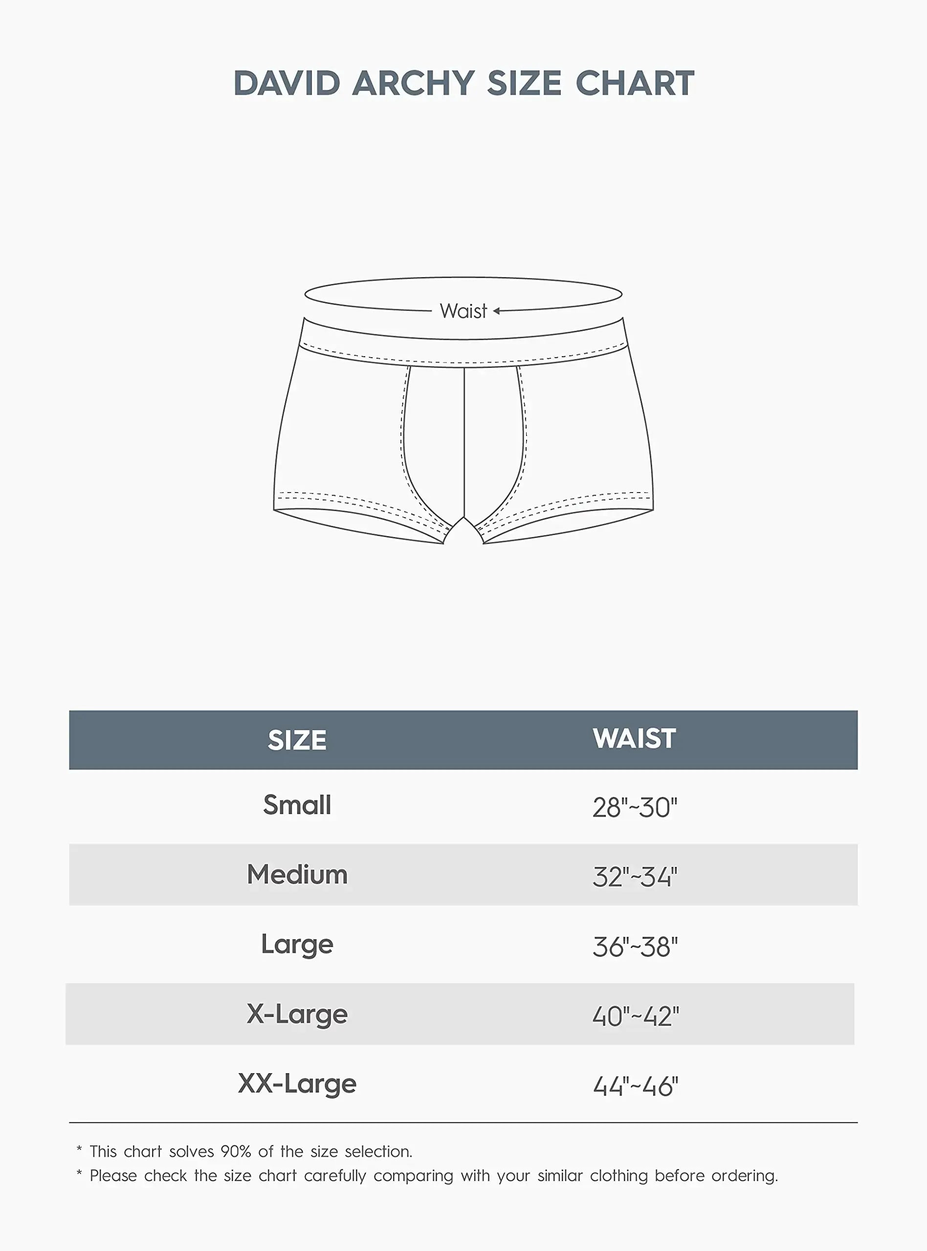 DAVID ARCHY Men's Micro Modal Dual Pouch Trunks
