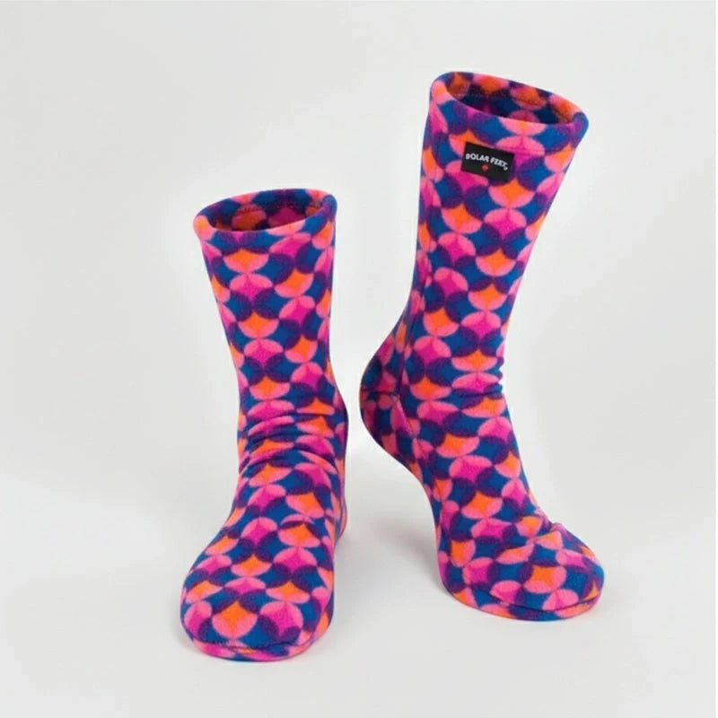 Kids' Fleece Socks - Art Deco