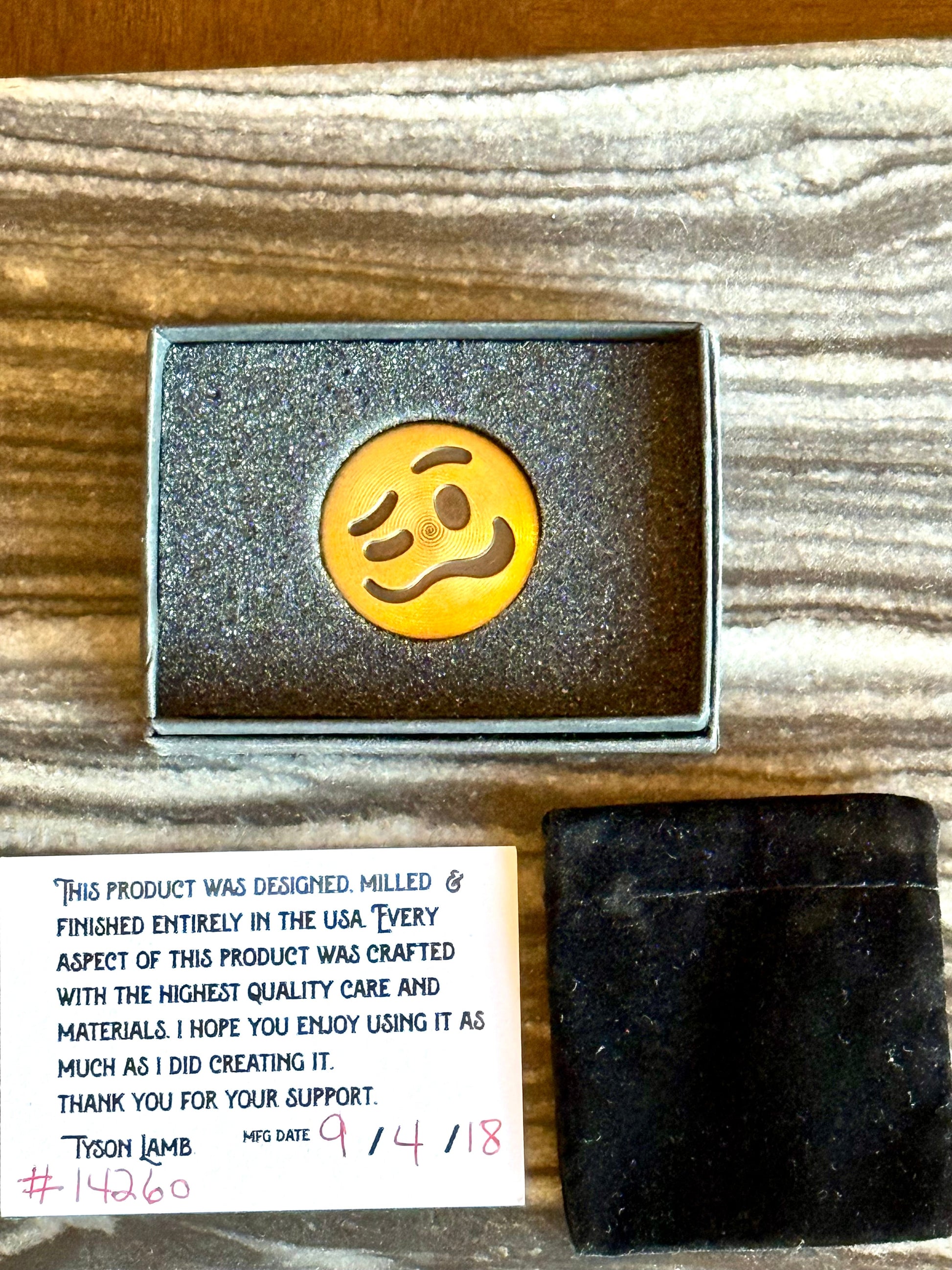 Tyson Lamb Crafted Woozy Ball Marker Brass