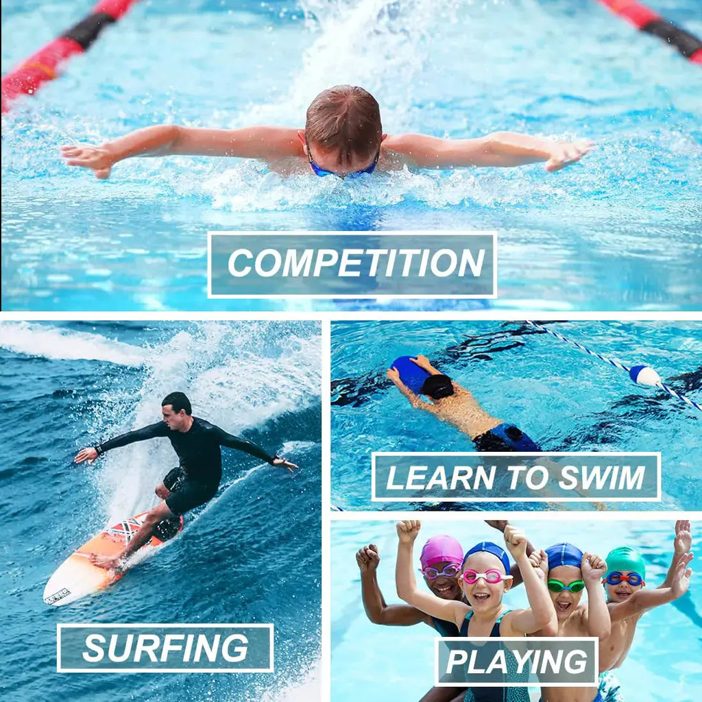 DEVOROPA Boys' Swim Jammers Youth Competitive Swim Team Suit Quick Dry Athletic Swimming Shorts