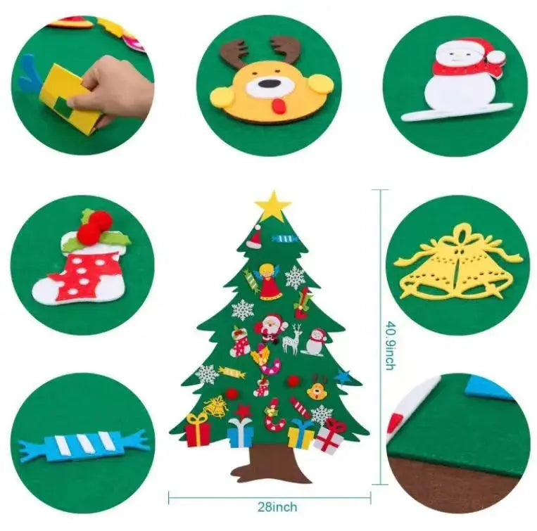 DIY Felt Christmas Tree Kit