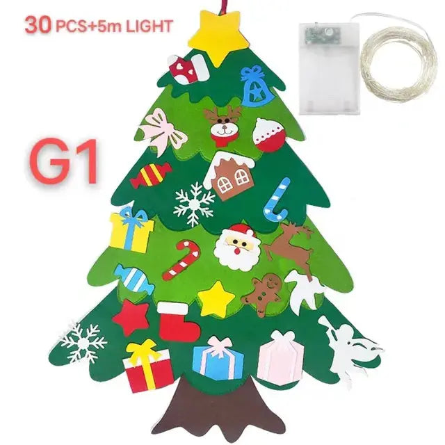 DIY Felt Christmas Tree Kit