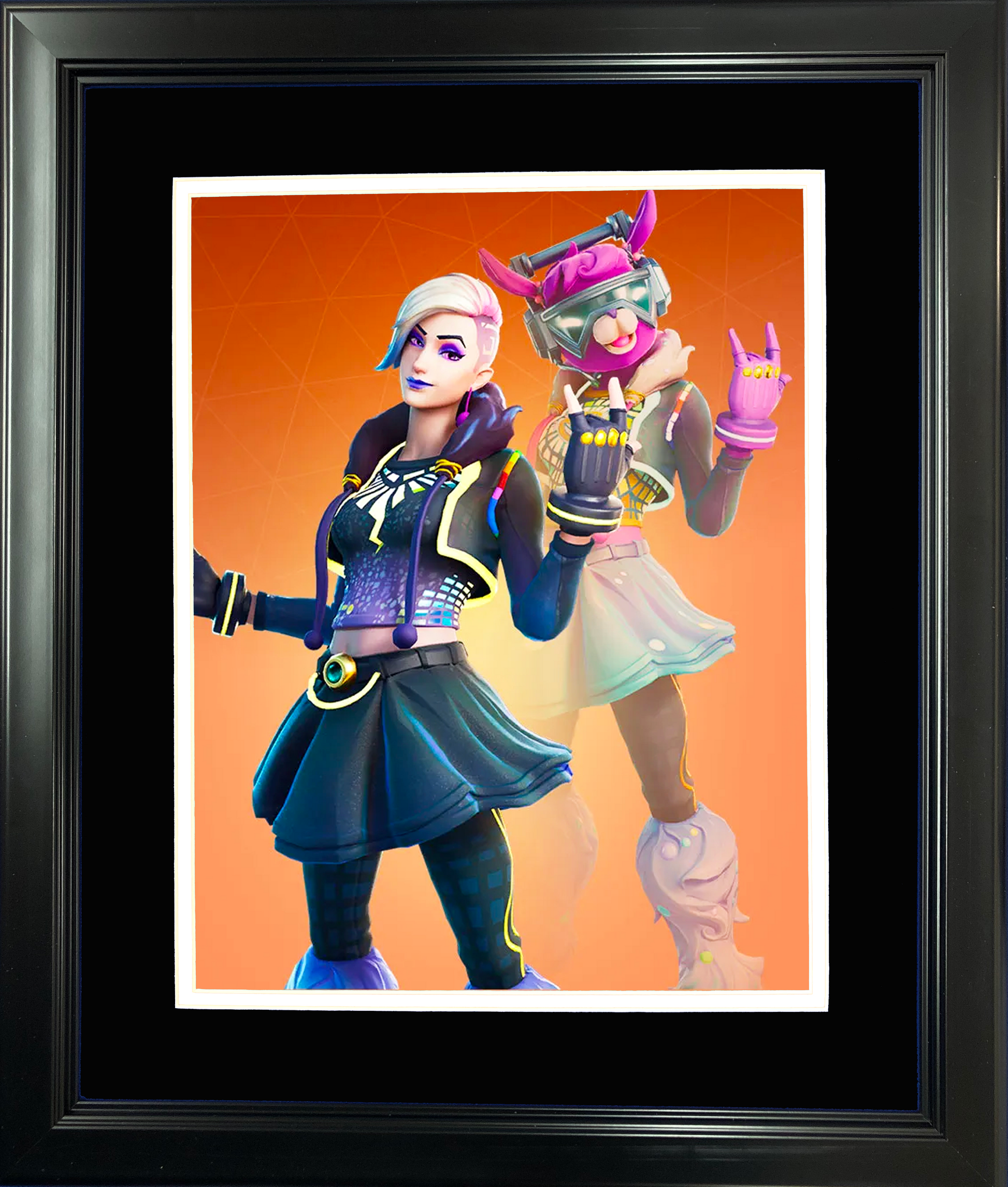 Framed DJ Bop Legendary Fortnite Skin 11"x14" Video Game Photo