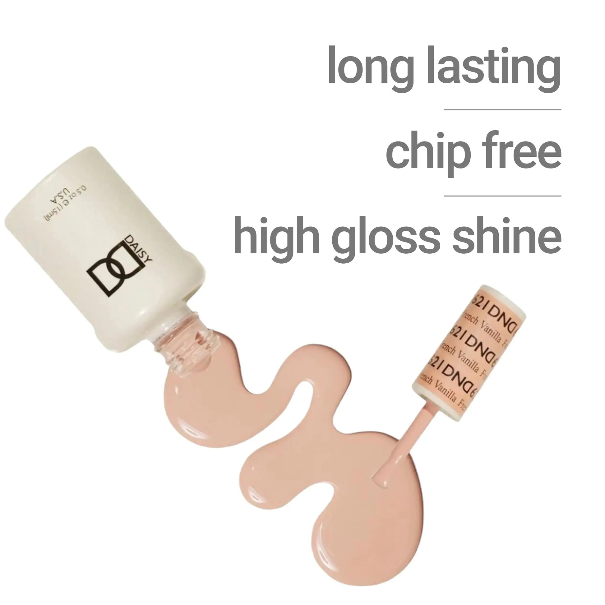 DND Gel Polish Set - Sheer Collection Chip-Free Polish Duo - UV/LED GelPolish 0.5 Fl Oz Each