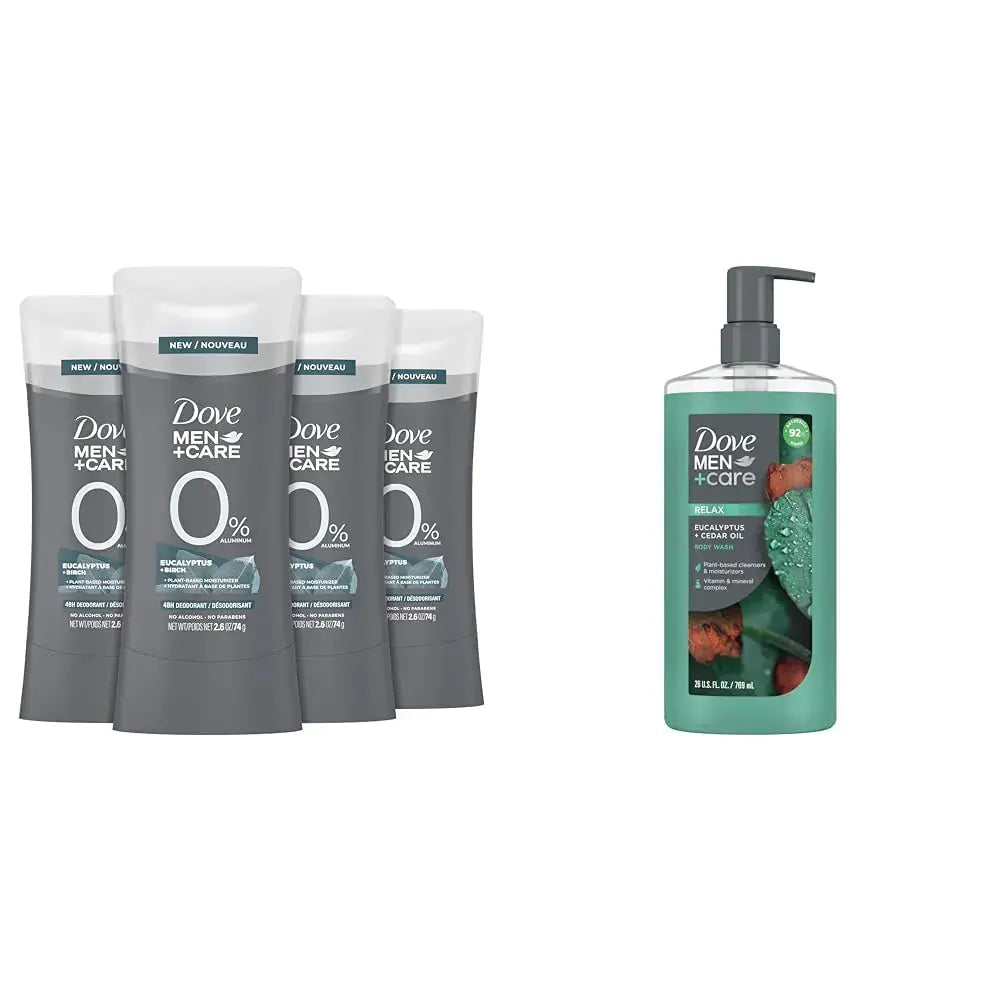 DOVE MEN+ CARE Deodorant Stick for Men - Aluminum free deodorant + Body Wash