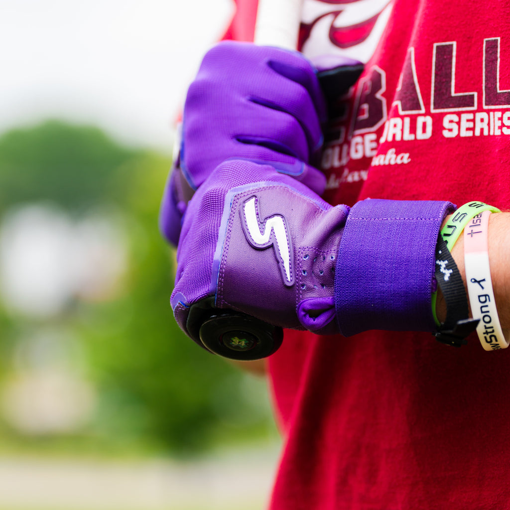 Winder Series Batting Gloves - Purple
