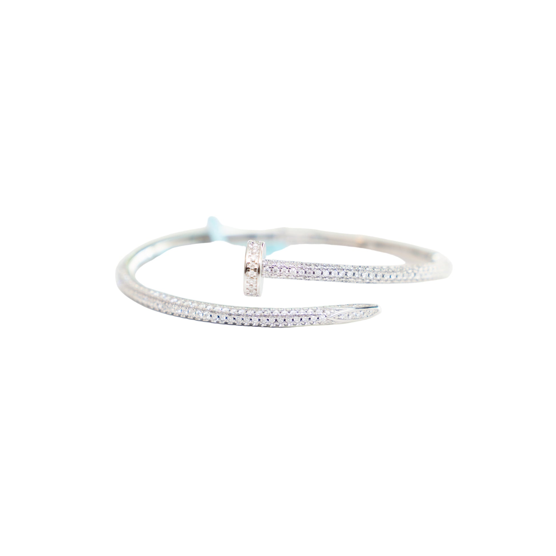 925 Silver Moissanite Bracelet – 7"