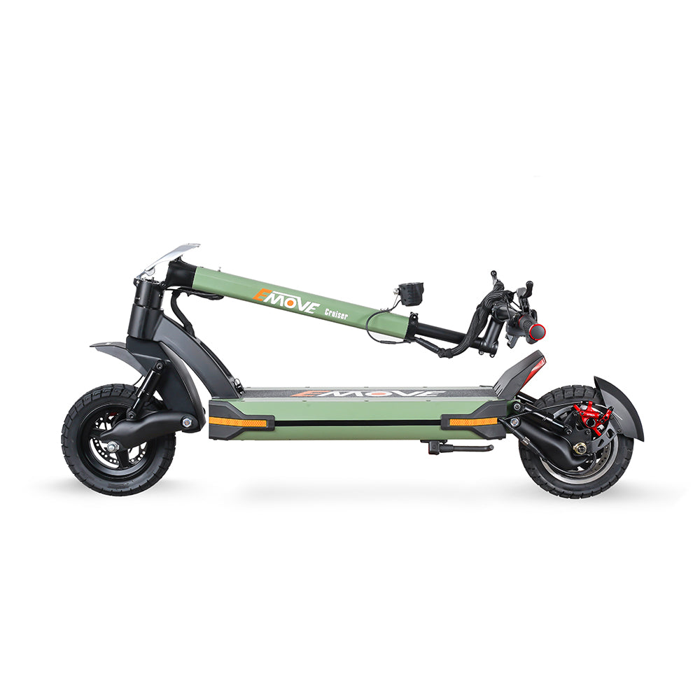 EMOVE Cruiser V2 – 52V and 60V Quad Suspension 62-Mile Long-Range Electric Scooter