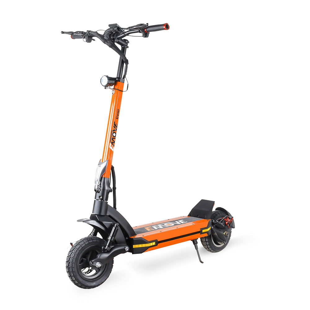 EMOVE Cruiser V2 – 52V and 60V Quad Suspension 62-Mile Long-Range Electric Scooter