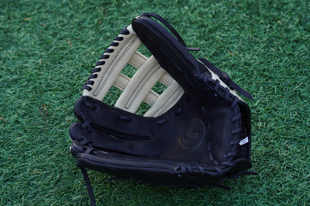 12.50" Outfield H-Web Grace Glove - Black/Blonde - Left Hand Throw