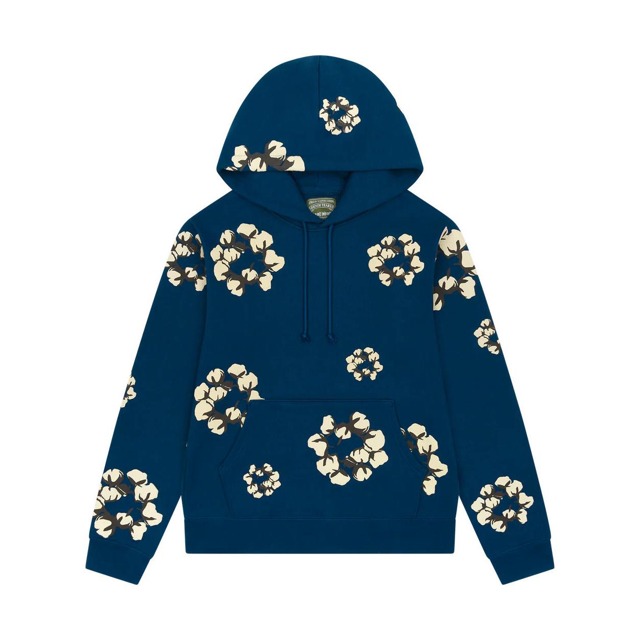 Denim Tears Cactus Tears Wreath Hoodie Navy
