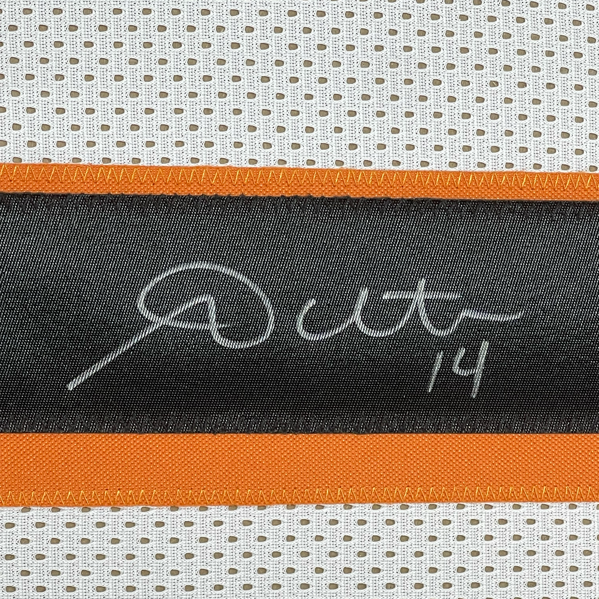 Framed Autographed/Signed Andy Dalton 35x39 Cincinnati White Football Jersey JSA COA