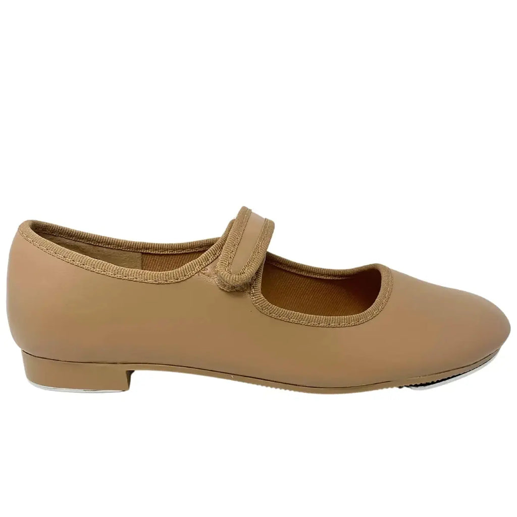 Dance Class Unisex-Child Molly Jane Tap Shoe Mary Flat Caramel 11 Little Kid