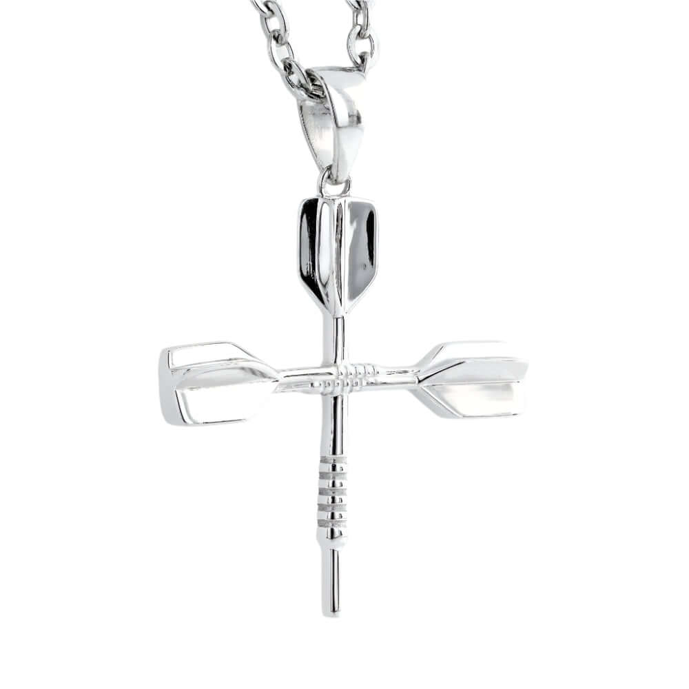 Dart Cross Necklace