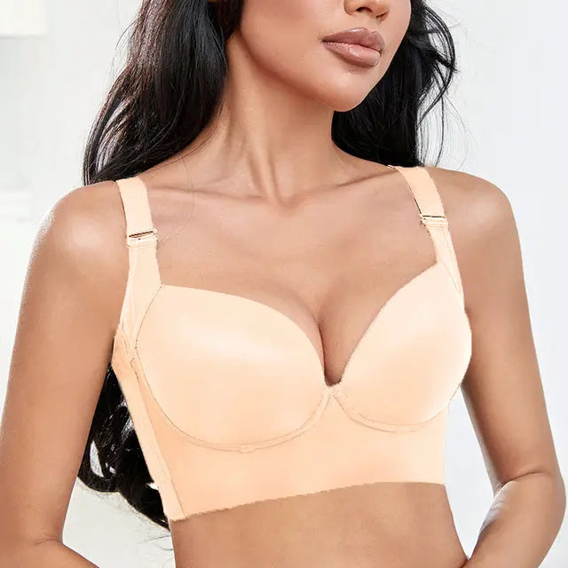 Deep Cup Push Up Bra with Padded Cups