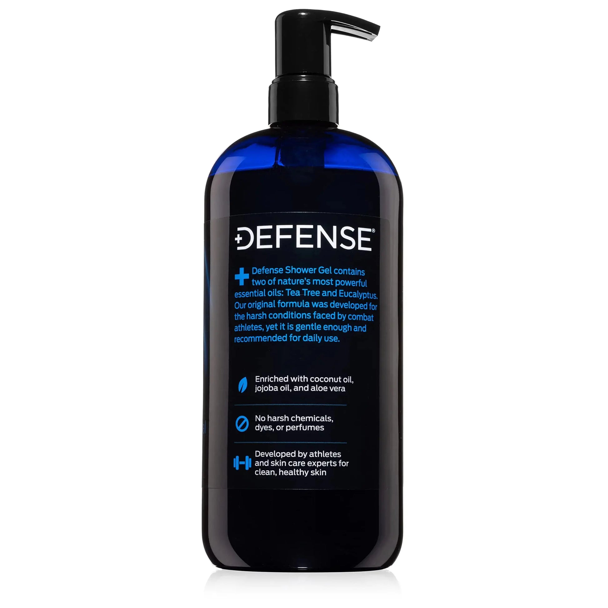 Defense Original Soap Organic Tea Tree Unisex Body Wash - Natural & SLS-Free 32 oz