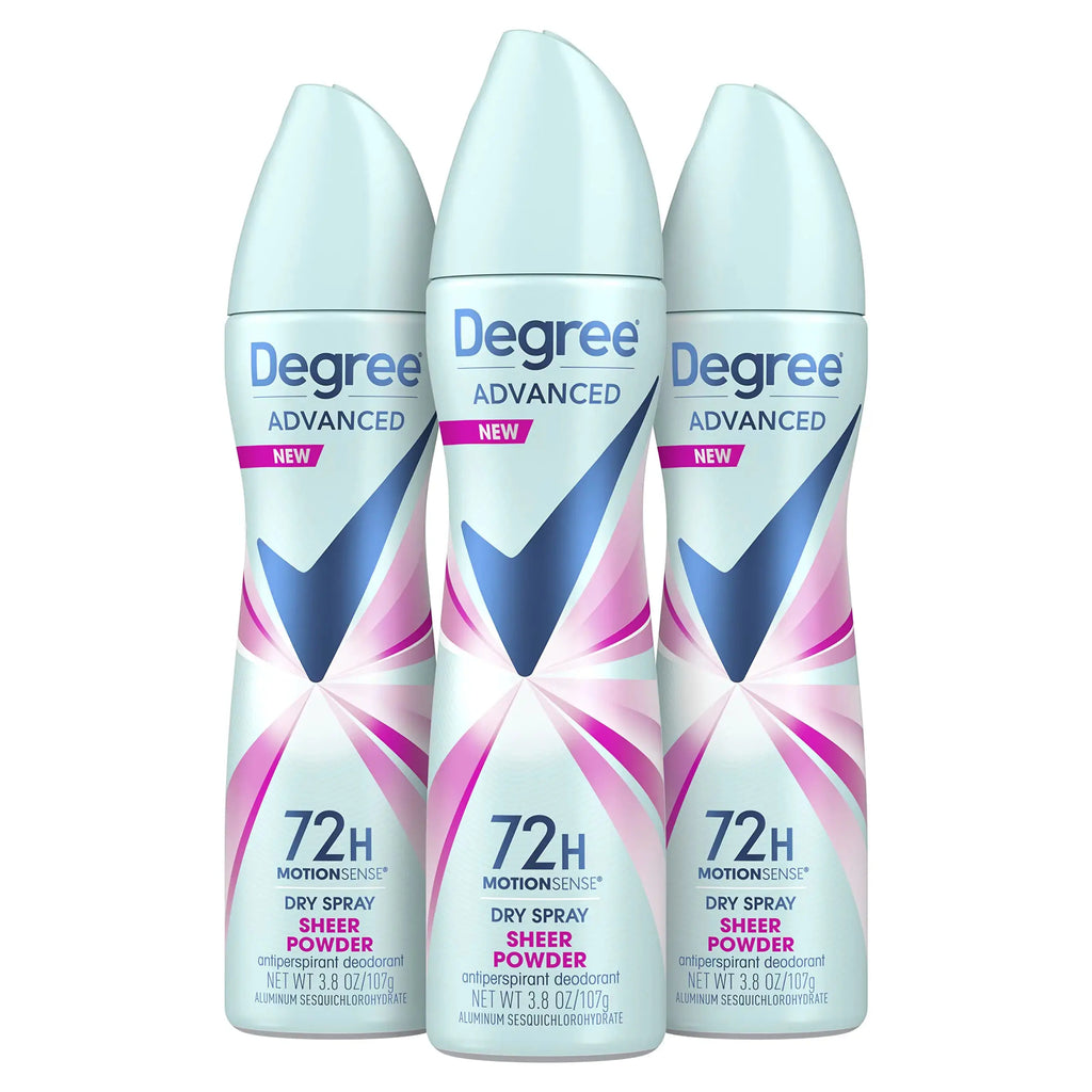 Degree Advanced Antiperspirant Deodorant Dry Spray | 72-Hour Sweat and Odor Protection For Women