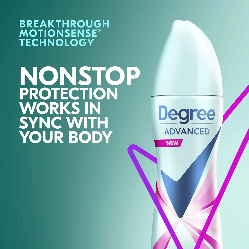 Degree Advanced Antiperspirant Deodorant Dry Spray | 72-Hour Sweat and Odor Protection For Women