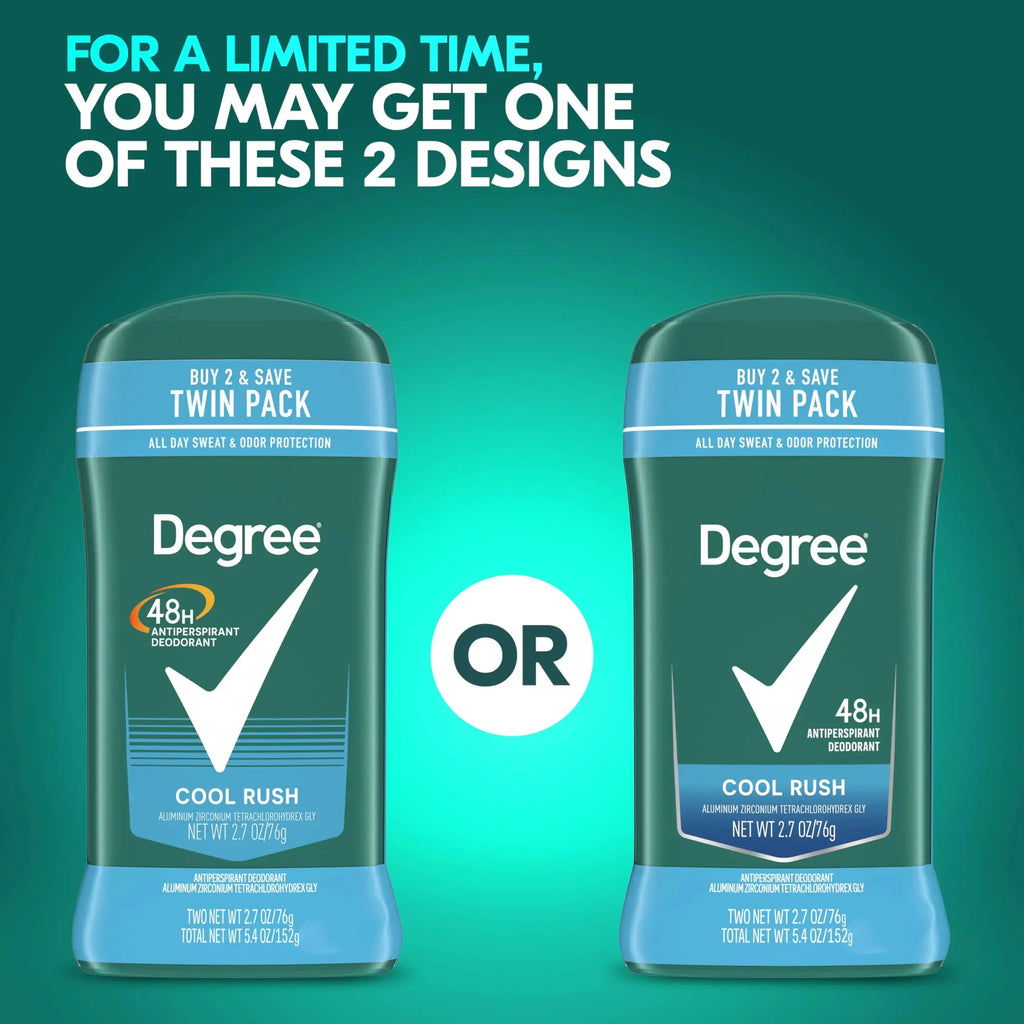 Degree Men Original Antiperspirant Deodorant - Twin Pack