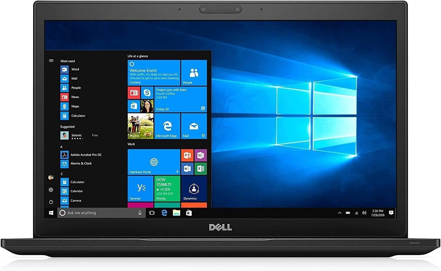 Dell Latitude 7480 (2017) 14-inch i5 – Business Laptop – 16GB RAM 512GB Win 11 Pro Office ( Used )