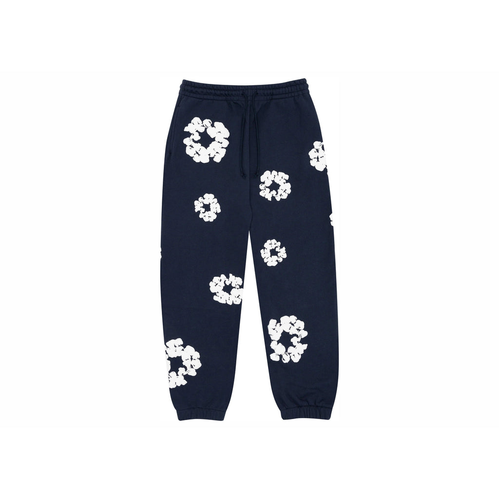 Denim Tears Cotton Wreath Sweatpants Navy