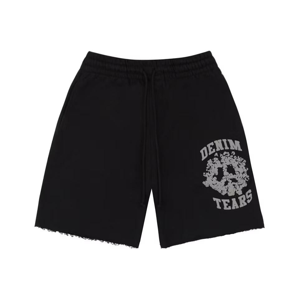 Denim Tears Denim University Sweat Shorts Black/Grey