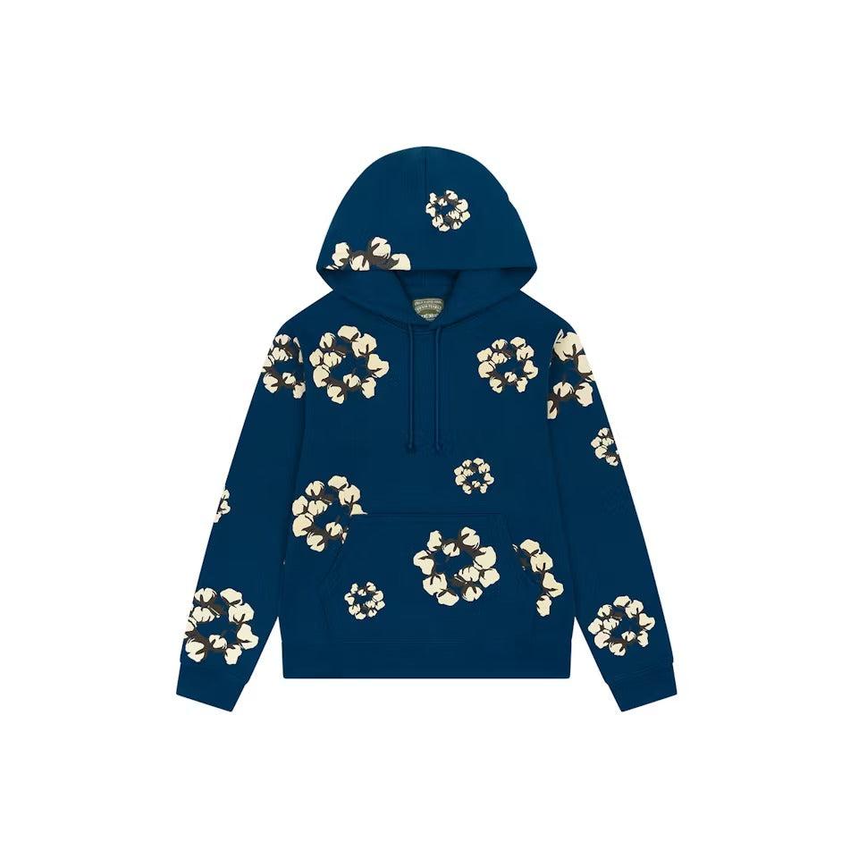 Denim Tears x CPFM Cactus Tears Wreath Hoodie Navy