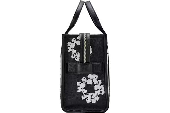 Denim Tears x Marc Jacobs Leather Tote Bag Medium Black