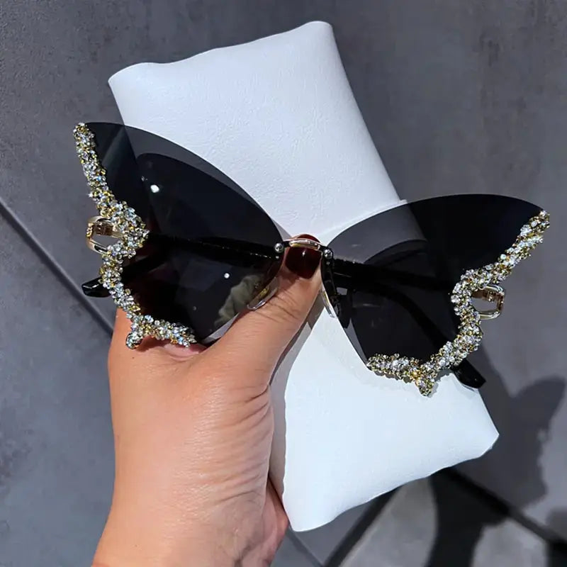 Diamond Butterfly Sunglasses - Premium Quality and Durability